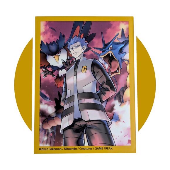 Pokemon Card Sleeve (CC11): Cyrus with Honchkrow and Gyarados - Picture 1 of 1